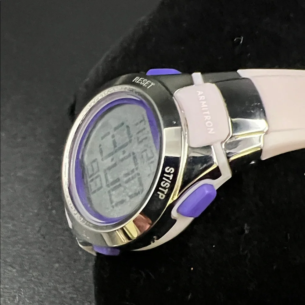 Armitron Digital Watch - Pink and Purple Accents